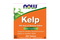   NOW Kelp 150 mcg of Natural Iodine, 200 Tablets