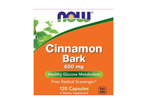      NOW Cinnamon Bark 600 mg, 120 Caps