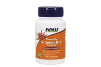   NOW Vitamin D-3 5000 IU, 120 Chewables