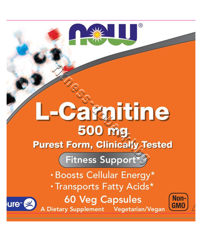 NW-0072 NOW L-Carnitine 500 mg, 60 Caps