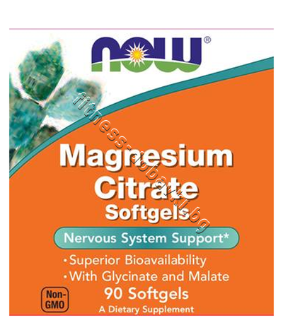 NW-1297 NOW Magnesium Citrate, 90 Softgels