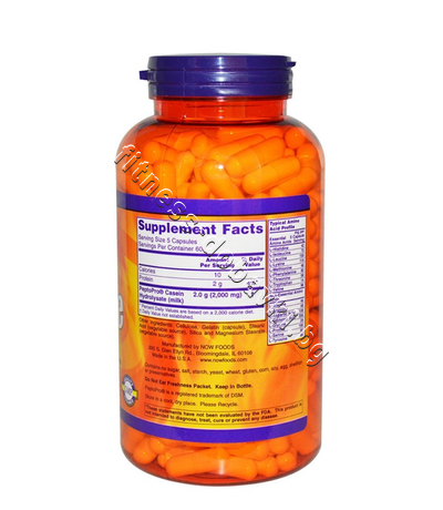 NW-0019 NOW Amino Peptide 400 mg, 300 Caps