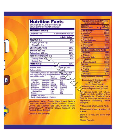 NW-2189 NOW Whey Hydrolysate, 907 g