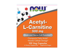 NW-0076 NOW Acetyl-L-Carnitine 500 mg, 100 Caps - изображение 2 от 4