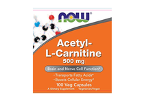 -  NOW Acetyl-L-Carnitine 500 mg, 100 Caps