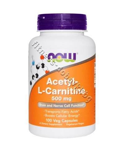 NW-0076 NOW Acetyl-L-Carnitine 500 mg, 100 Caps