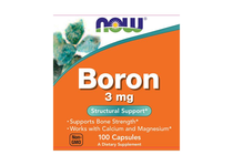   NOW Boron 3 mg, 100 Caps