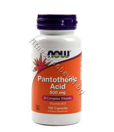 NW-0486 NOW Vitamin B-5 (Pantothenic Acid) 500 mg, 100 Caps