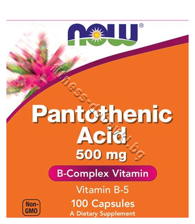 NW-0486 NOW Vitamin B-5 (Pantothenic Acid) 500 mg, 100 Caps