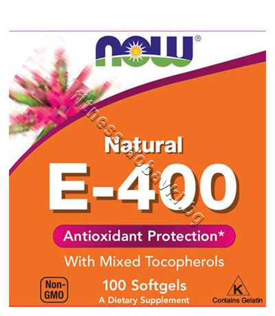NW-0892 NOW Vitamin E-400 IU MT, 100 Softgels