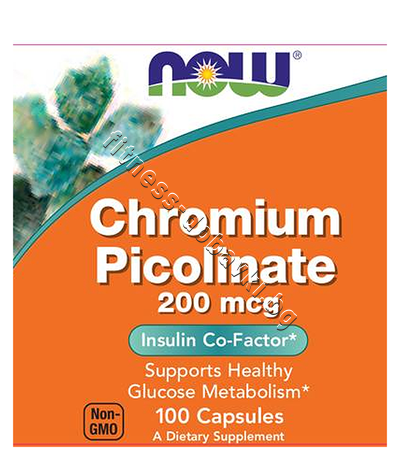 NW-1420 NOW Chromium Picolinate 200 mcg, 100 Caps