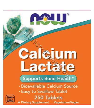 NW-1260 NOW Calcium Lactate, 250 Tablets