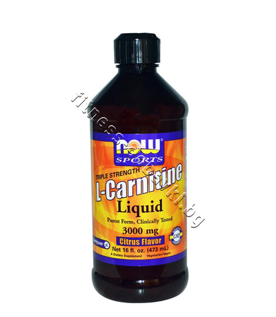 NW-0064 Now L-Carnitine Liquid Citrus 3000 mg, 465 ml