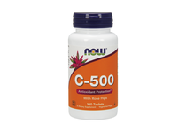   NOW Vitamin C-500 with Rose Hips, 100 Tablets