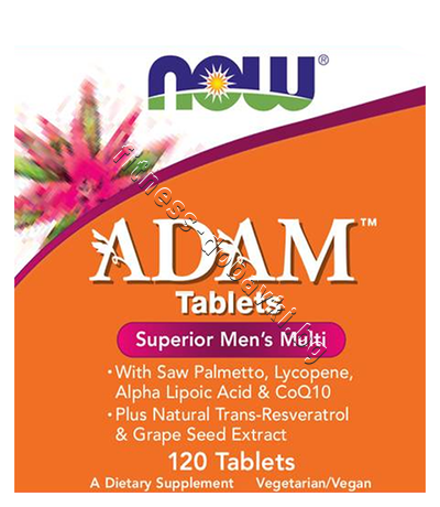 NW-3876 NOW Adam Men's Vits, 120 Tablets