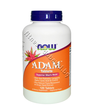 NW-3876 NOW Adam Men's Vits, 120 Tablets