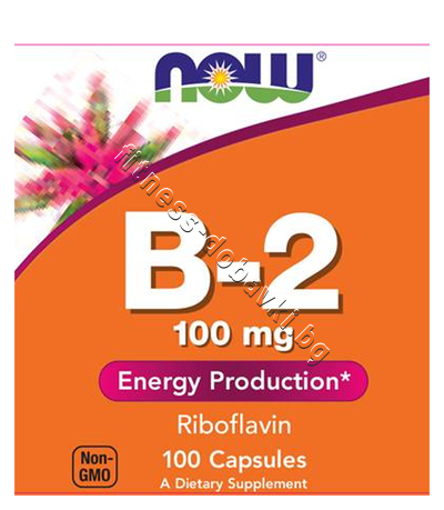 NW-0447 NOW Vitamin B-2 (Riboflavin) 100 mg, 100 Caps