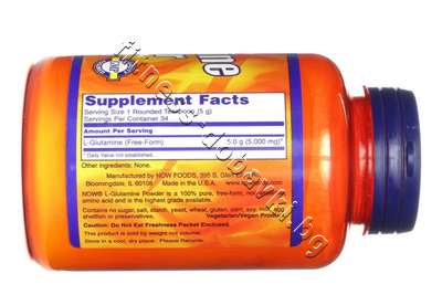 NW-0220 NOW L-Glutamine Powder, 170 g