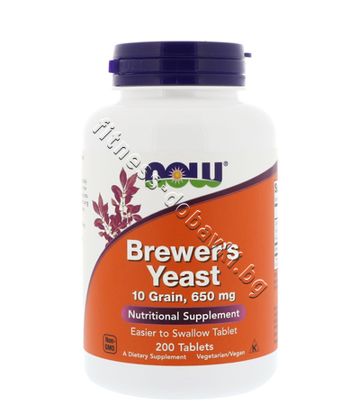 NW-2410 NOW Brewers Yeast 650 mg, 200 Tablets