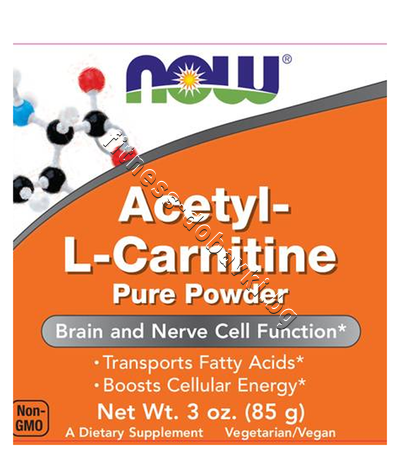 NW-0208 NOW Acetyl L-Carnitine Powder, 85 g