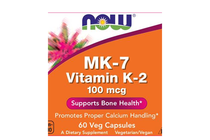   NOW MK-7 Vitamin K-2 100 mcg, 60 Veg Caps