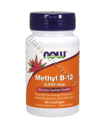 NW-0496 NOW Methyl B-12 5000 mcg, 60 Lozenges