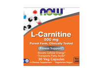 -  NOW L-Carnitine 500 mg, 30 Caps