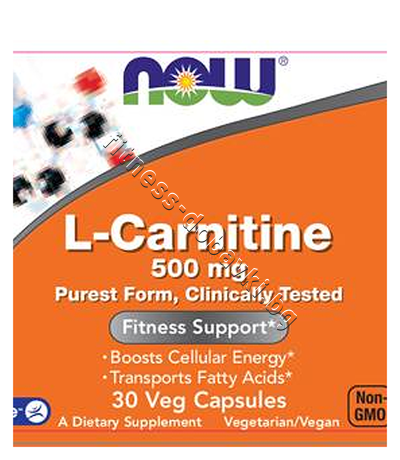 NW-0070 NOW L-Carnitine 500 mg, 30 Caps