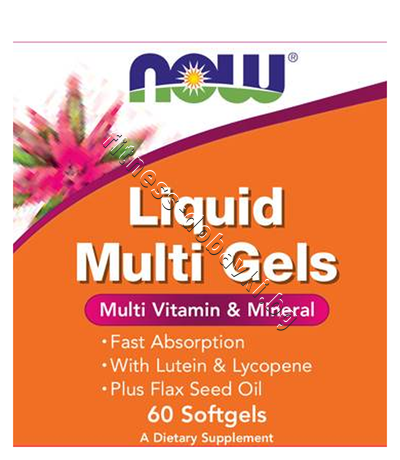 NW-3816 NOW Liquid Multi Gels, 60 Softgels