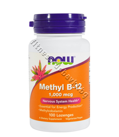 NW-0495 NOW Methyl B-12 1000 mcg, 100 Lozenges