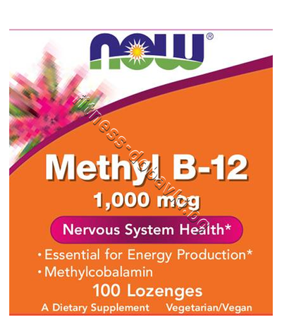 NW-0495 NOW Methyl B-12 1000 mcg, 100 Lozenges