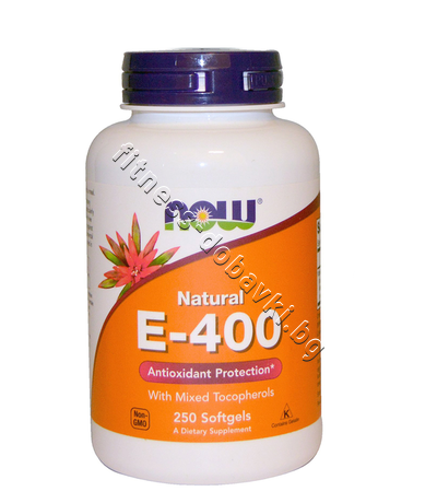 NW-0894 NOW Vitamin E-400 IU MT, 250 Softgels