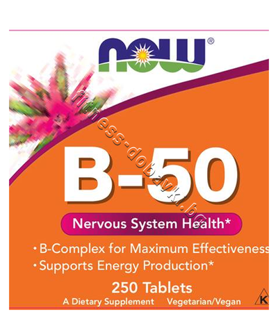 NW-0428 NOW Vitamin B-50, 250 Tablets