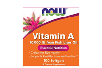   NOW Vitamin A 10000 IU From Fish Liver Oil, 100 Softgels