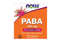   NOW PABA 500 mg, 100 Caps