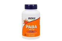   NOW PABA 500 mg, 100 Caps