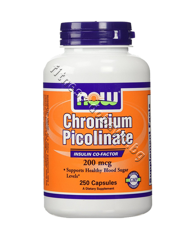 NW-1422 NOW Chromium Picolinate 200 mcg, 250 Caps