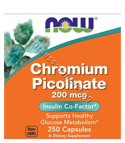 NW-1422 NOW Chromium Picolinate 200 mcg, 250 Caps