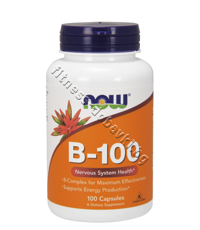 NW-0436 NOW Vitamin B-100 Complex, 100 Caps