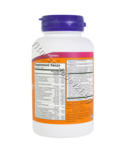 NW-3846 NOW Multi-Food 1, 90 Tablets