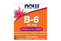   NOW Vitamin B-6 (Pyridoxine) 50mg, 100 Tablets