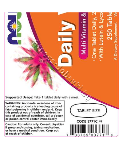 NW-3771 NOW Daily Vits Multi, 250 Tablets