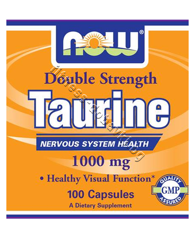 NW-0142 NOW Taurine 1000 mg, 100 Veg Caps
