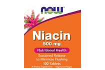   NOW Niacin 500 mg, 100 Tablets