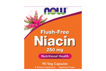   NOW Flush-Free Niacin 250 mg, 90 Veg Caps