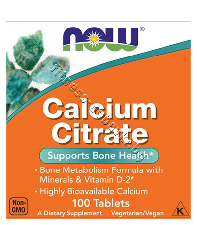 NW-1230 NOW Calcium Citrate, 100 Tablets