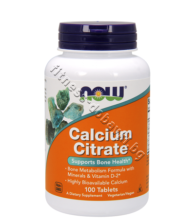 NW-1230 NOW Calcium Citrate, 100 Tablets